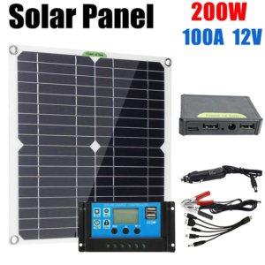 200w solar panel plus controller